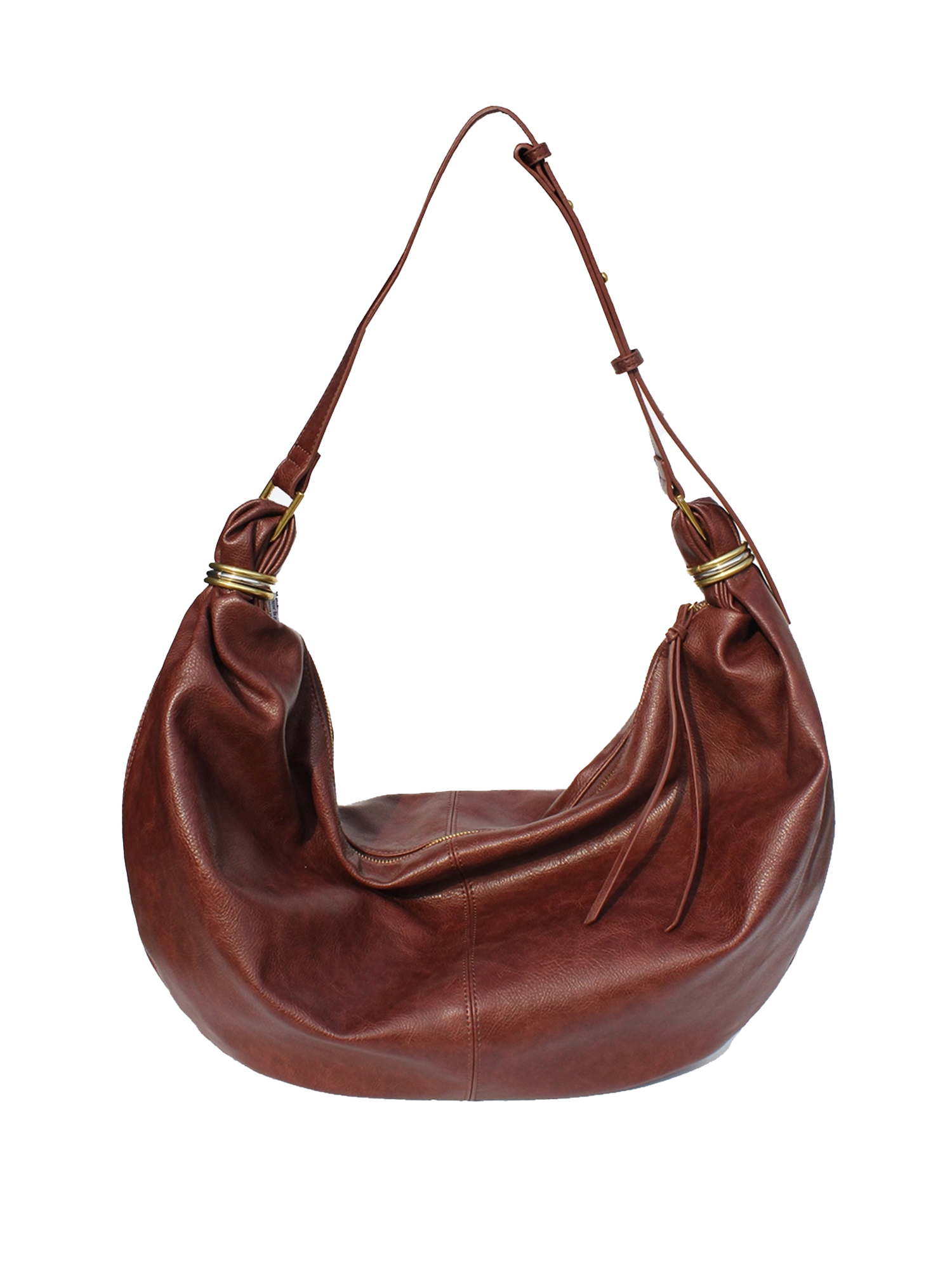 Cecilia Hobo Bag in Raisin