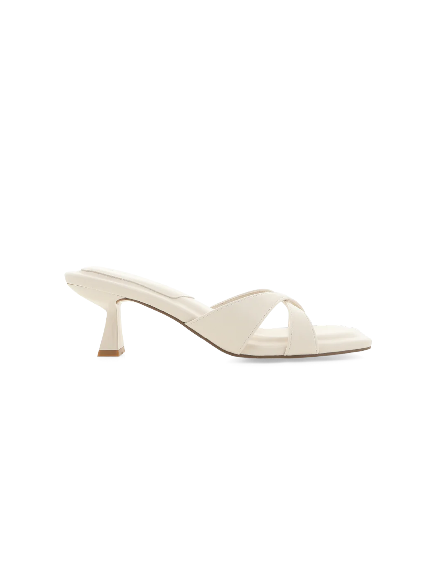 Fortuny Kitten Heel in Ivory