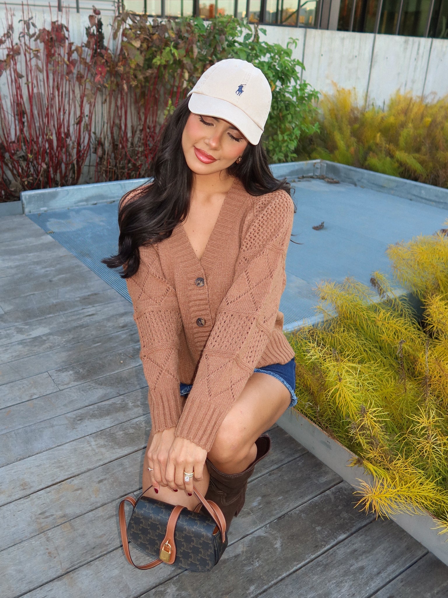 Toasted Coconut Button Down Sweater