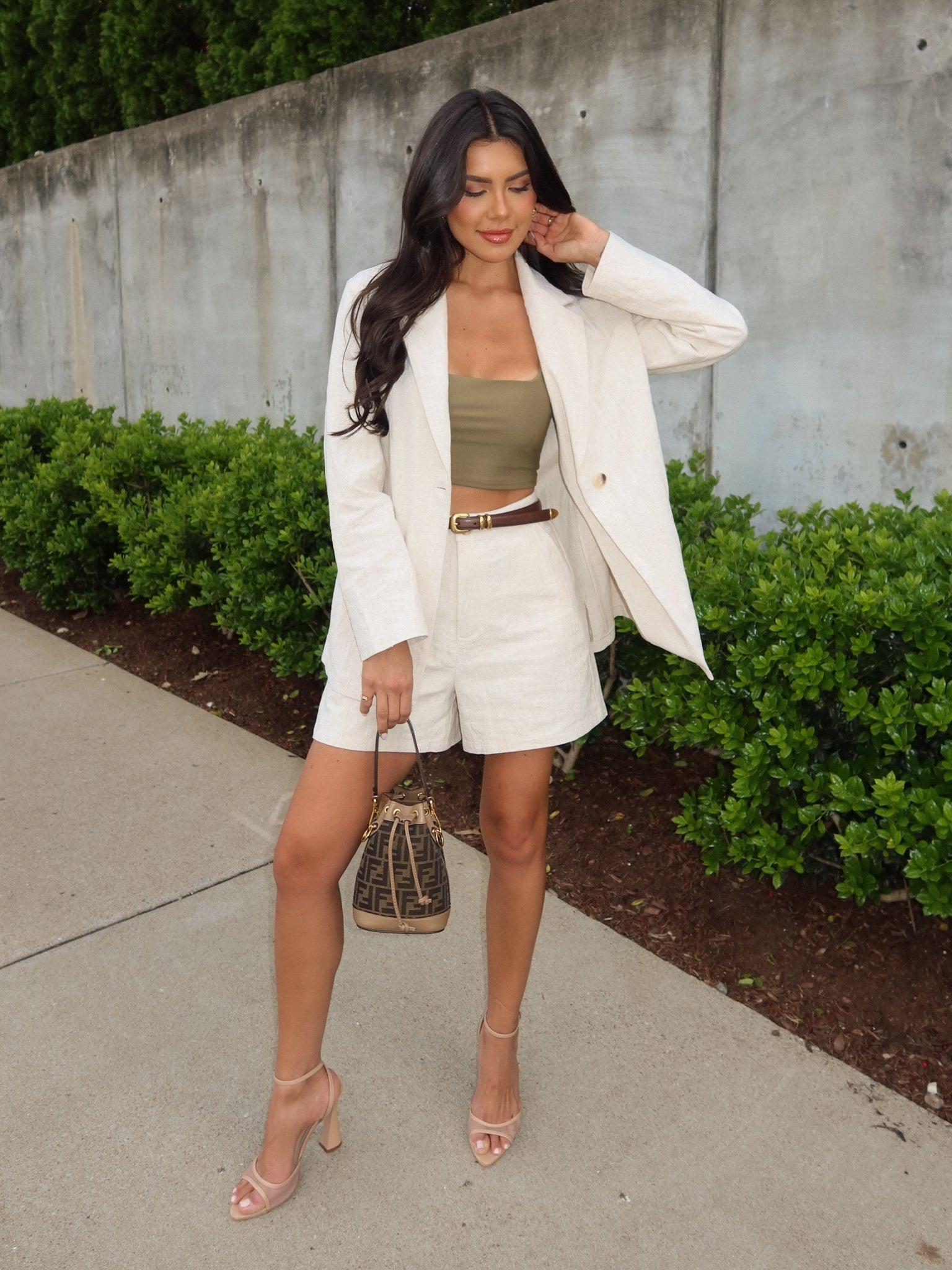 Ahead of Myself Linen Blazer