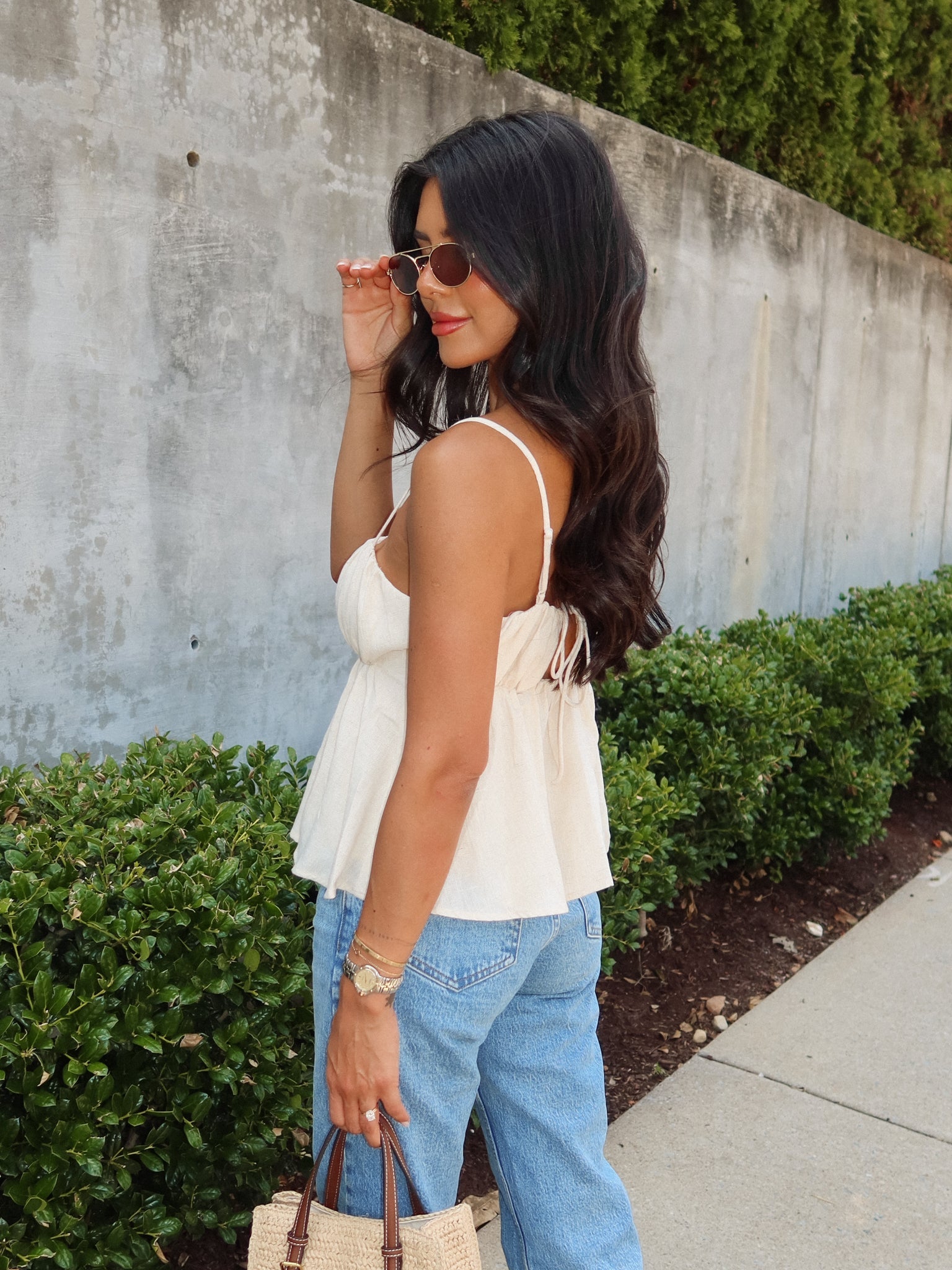 Rumors Linen Tank Top - Final Sale