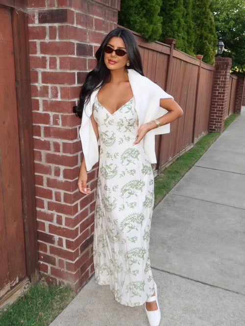 Borrowed Time Floral Maxi Dress - Final Sale