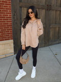 Brown Sugar Hooded Pullover