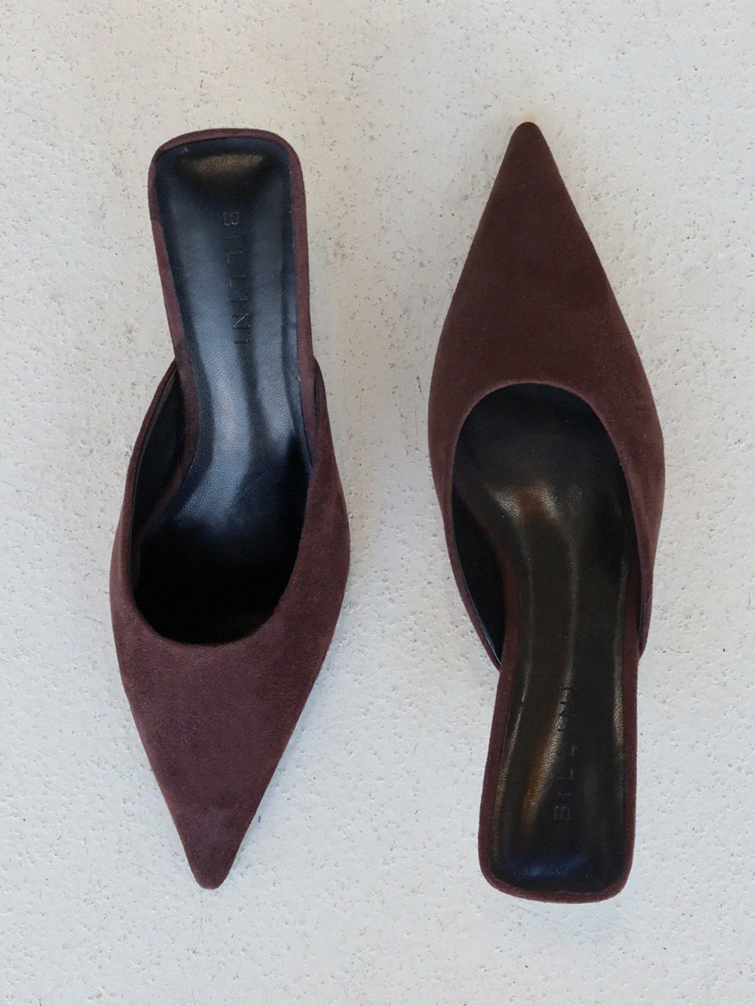 Wynonna Suede Kitten Heel in Dark cacao